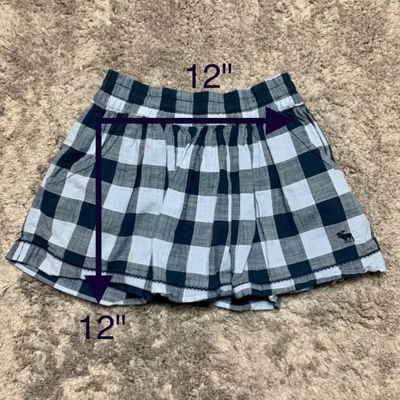 Vintage Y2K Abercrombie & Fitch Gingham Micro Mini Skirt - Picture 8 of 8